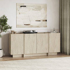 TopMebel Конзола Dorma TopMebel от меламин в цвят травертин 180x45x80.2cm