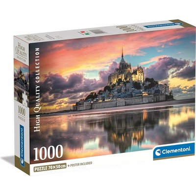 Clementoni Kompaktní Le Magnifique Mont Saint-Michel 1000 dílků