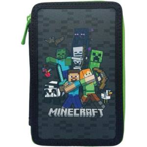 Graffiti Ученически несесер с пособия Graffiti Minecraft - All Budies, с 2 ципа (246010837)