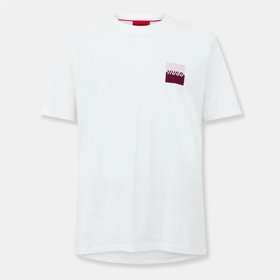 Hugo Тениска Hugo Men's Dapusi Cotton T-Shirt - Natural 102