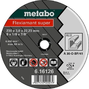 Metabo Řezný kotouč 115 x 22,23 mm 616751000