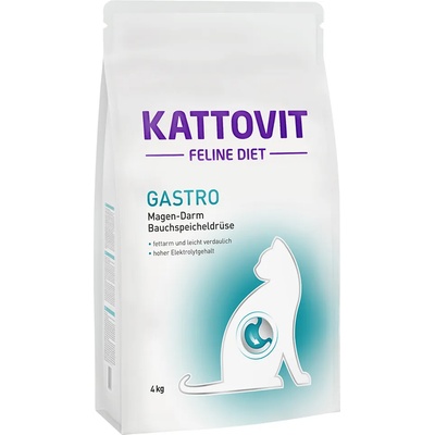 Kattovit Gastro granuly - výhodné balenie 2 x 4 kg
