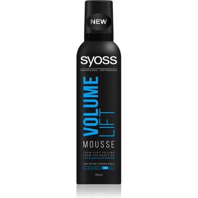 Syoss Volume Mousse пяна втвърдител за богат обем 250ml