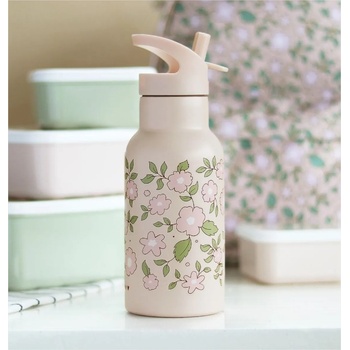 A little lovely company: Бутилка от неръждаема стомана със сламка: Blossoms Pink - 350мл (DBSSBP58)