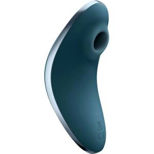 Satisfyer - вибратор за клитор с въздушни вълни - акумулаторен - син