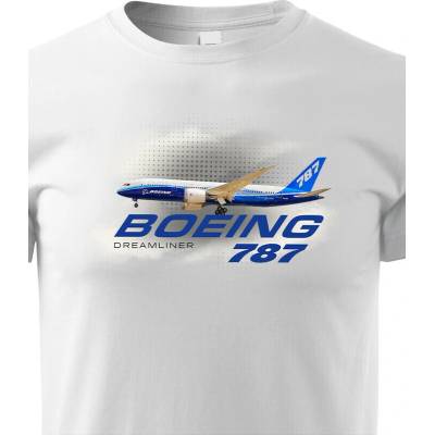 Dětské tričko Boeing 787 BíláCanvas Dětské tričko Bezvatriko.cz 3230