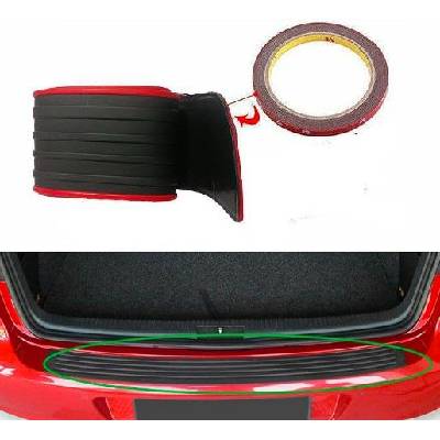 Протектор гумен за багажник 90x7cm - червен кант (PL16044)