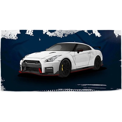 Sablio Uterák Nissan GTR 35 Modrý 70 x 140 cm