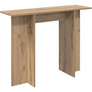 vidaXL Конзолна маса Дъб артизан 100 x 30 x 75 см Инженерна дървесина (8001174)