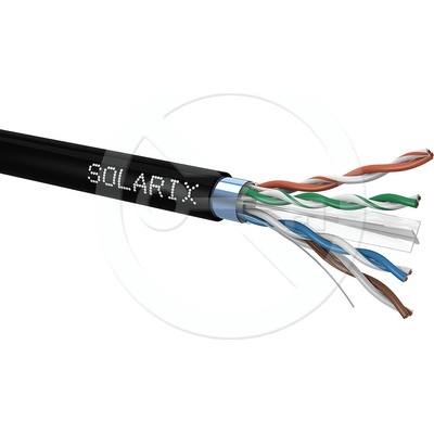 Solarix SXKD-6-FTP-PE-1m CAT6 FTP PE Fca vonkajší - metráž