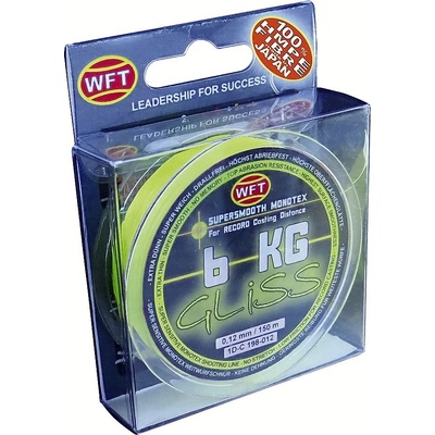 WFT šňůra GLISS KG žlutá 150m 0,08mm 3kg