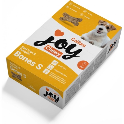 Calibra Joy Dog Chewy Beef Tripe & Pumpk. Bones S 900 g