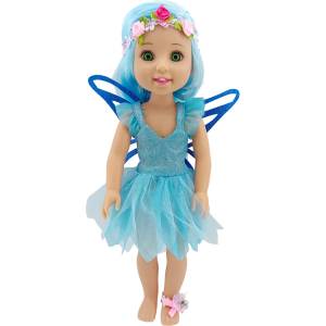 Moni Кукла Moni Toys - Фея, синя, 38 cm (111813)
