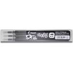 Pilot Вложка за химикалка с ролка, 0, 25 мм, изтриваема, PILOT "Frixion Ball/Clicker", черна BLS-FR5-B-S3 (BLS-FR5-B-S3)