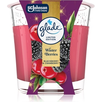 Glade Winter Berries ароматна свещ 112 гр
