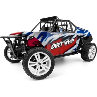 HiMOTO Desert Buggy DIRT WHIP Brushless 2,4 GHz RTR set modrá/červená RC_321416 1:10