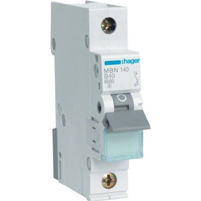 Hager MBN140 1P 40A B 6kA