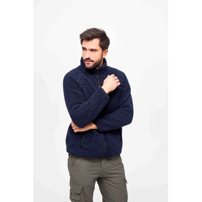 Brandit Мъжко яке от плюшен полар в тъмносиньо BranditBW-5021-8 - Тъмносин, размер XXL