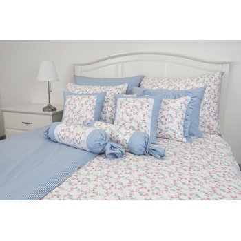 Zdeňka Podpěrová Viviane s modrym prúžkom krep 40 x 40 cm