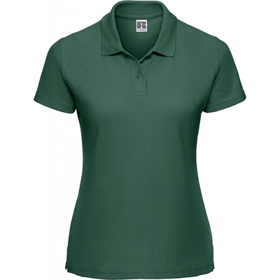 Polycotton Women's Green Polo Shirt Russell zelená
