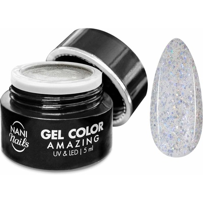 NANI UV gél Amazing Line Silver Rainbow 5 ml