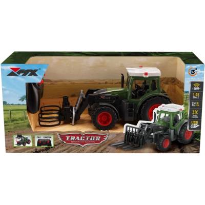 Alltoys RC traktor s kliešťami na balíky 1:24 RTR