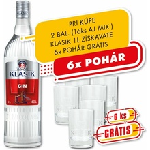 Gin Klasik 40% 1 l (čistá fľaša)