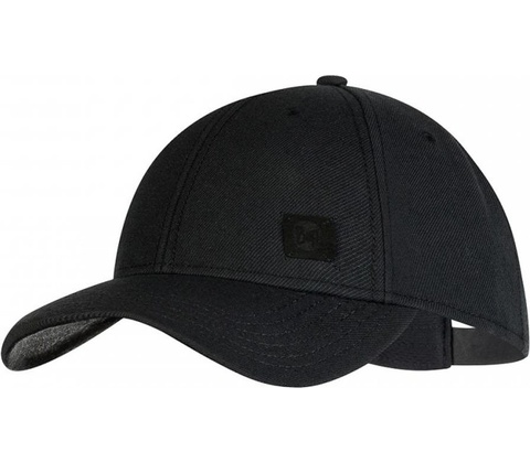 Buff Baseball Cap solid black
