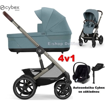 Cybex Talos s Lux 4v1 set - Cybex Aton B2 + základna 2026 Stormy Blue