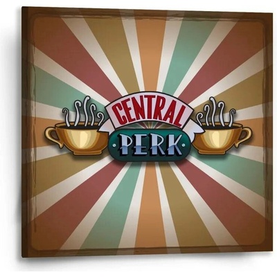 Sablio Obraz Seriál přátelé CENTRAL PERK Abstrakce - 50x50 cm