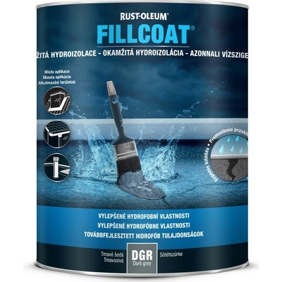 RUST-OLEUM Fillcoat Waterproofing hydroizolačný náter 1 L - Tmavo sivá, 1L