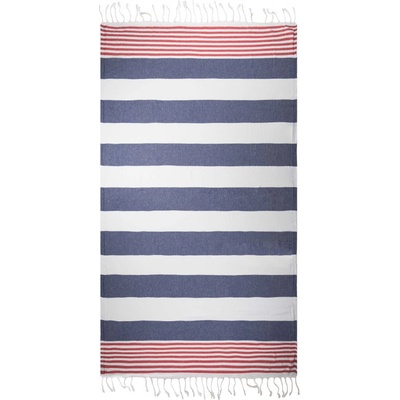 The One Towelling Ručník Hamam Marine 100 x 180 cm COT48104685899 navy red Navy červená