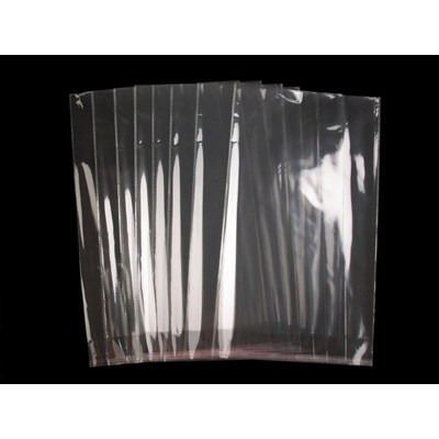 Celofánové sáčky s lepiacou lištou 24x39 cm - 5000 ks - Transparent - Transparent