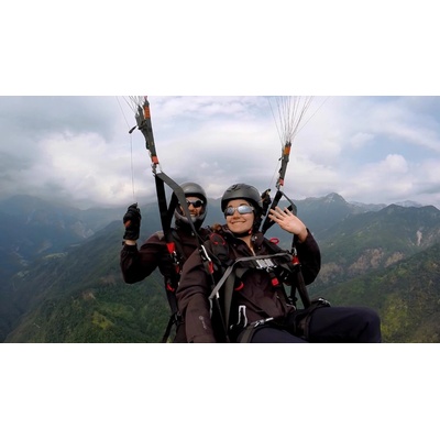 Paragliding tandemový let poukaz Se záznamem