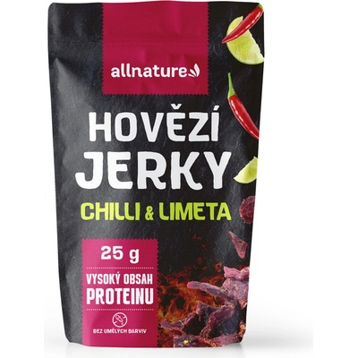 Allnature Beef Chilli & Lime Jerky 25 g – Zboží Dáma