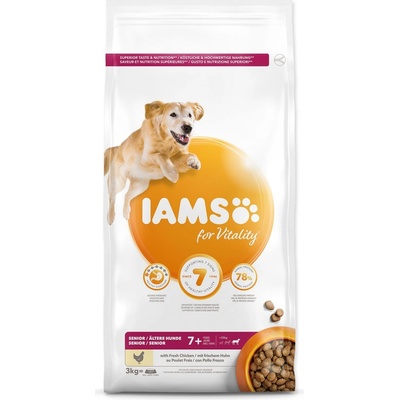IAMS Dog Senior Large Breed Chicken 3 kg