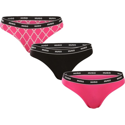 HUGO 3PACK dámske tangá viacferbná (50495870 662)