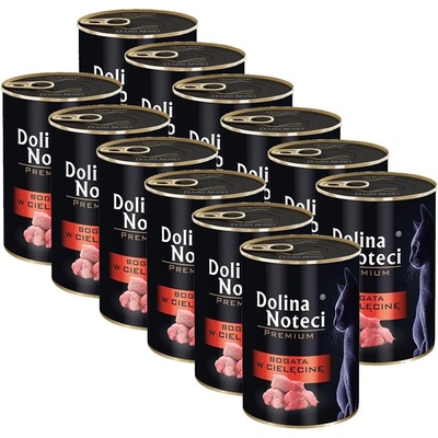 Dolina Noteci Premium Cat с говеждо месо 12 x 400 г