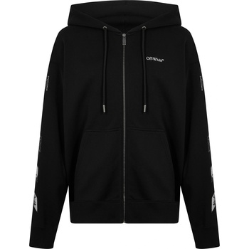 OFF WHITE Суичър OFF WHITE Men's Metal Arrow Zip Hoodie - Black 0001