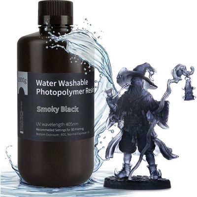 ELEGOO Water Washable Resin Smoky Black 1kg