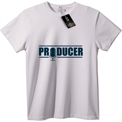 NOONEBRAND Тениска Продуцент с Микрофон - XS, White