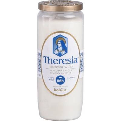 Bolsius Theresia kompozitní bílá 230 g