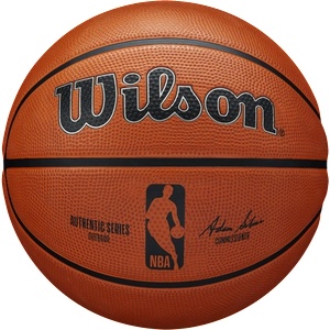 Wilson Баскетболна топка за открито, размер 6 - wilson nba authentic series outdoor