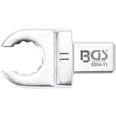 BGS Technic Nástrčný očkový kľúč otvorený 11 mm upnutie 9 x 12 mm BGS 6904-11