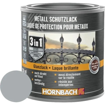 Hornbach na kov 3v1 strieborná, lesklá 250ml