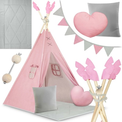 Nukido Teepee stan NK-406 ružový