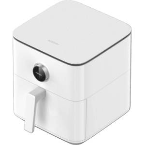 Xiaomi Smart Air Fryer Xiaomi MAF10, Капацитет 6, 5 L, Wi-Fi и Управление През Приложението Mi Home/Xiaomi Home, 12 Програми и Ръчен Режим, 360° Конвекционно Нагряване, Плоча за Пържене, Грил и Ръководство з