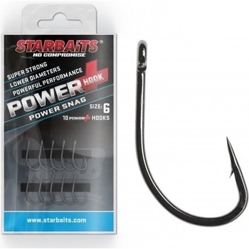STARBAITS Power Hook Power Snag vel.8 10 ks