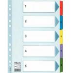 Esselte 1-5 CARDBOARD, WHITE - 100160