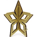 Decoled zlatá hviezda 3D 15 cm